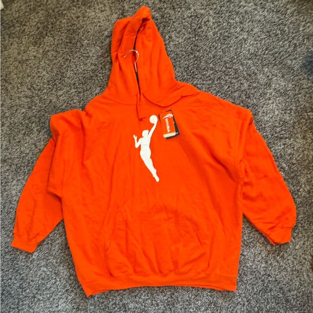 Fanatics Bright Orange WNBA Hoodie Courtside Fleece Men’s Size 3XL